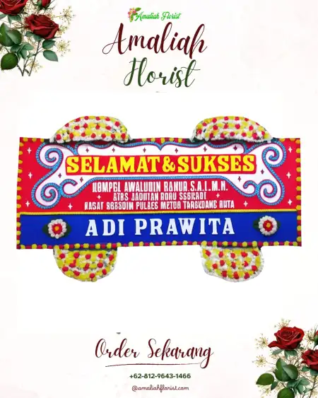 Papan Bunga Ucapan Selamat Sidoarum