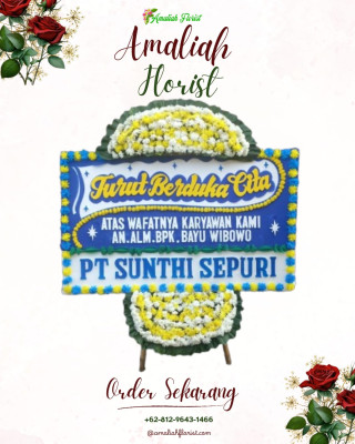 Papan Bunga Duka di Sidoarum