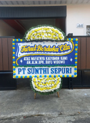 Papan Bunga Duka di Sidoarum